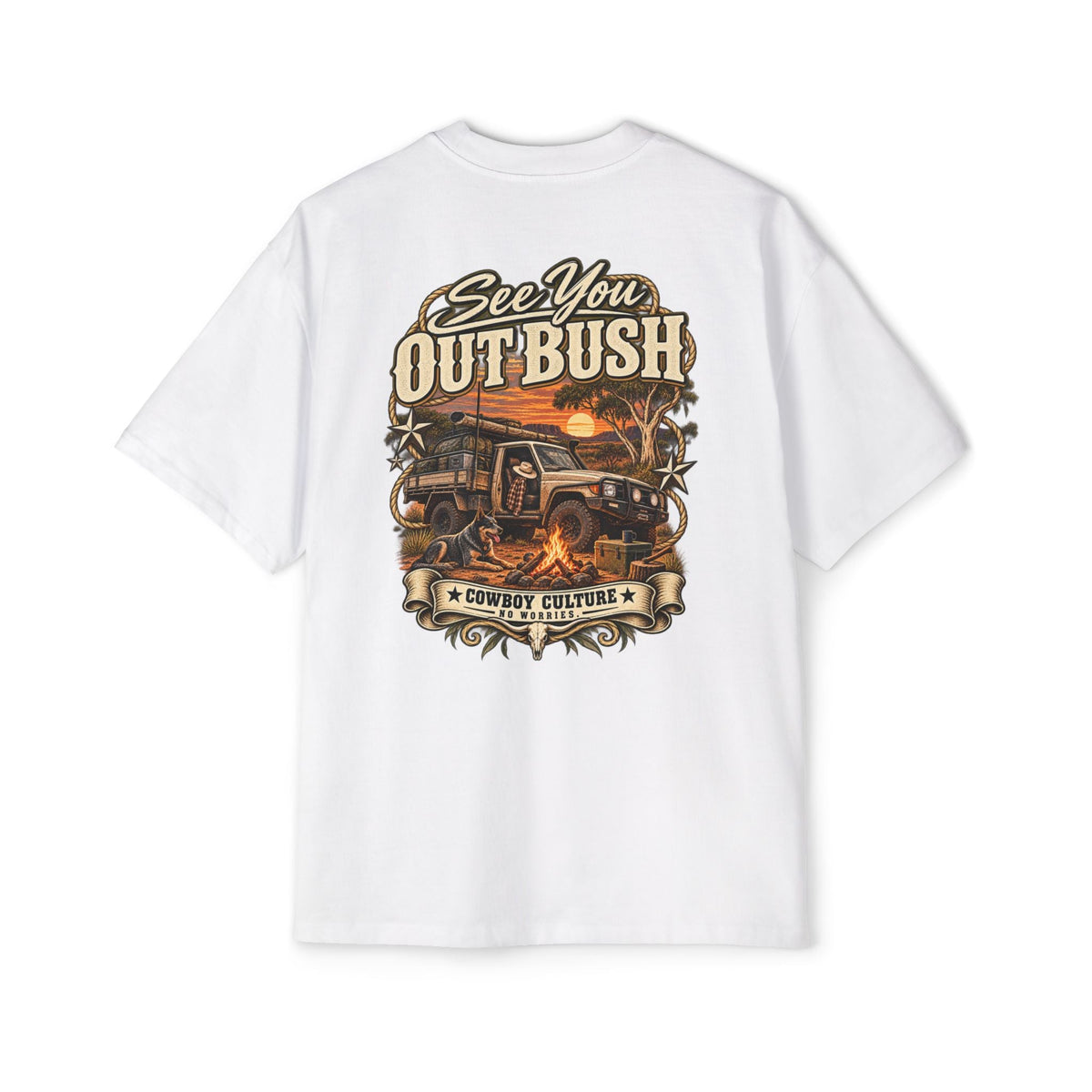 Cowboy Culture See You Out Bush country camping T-shirt