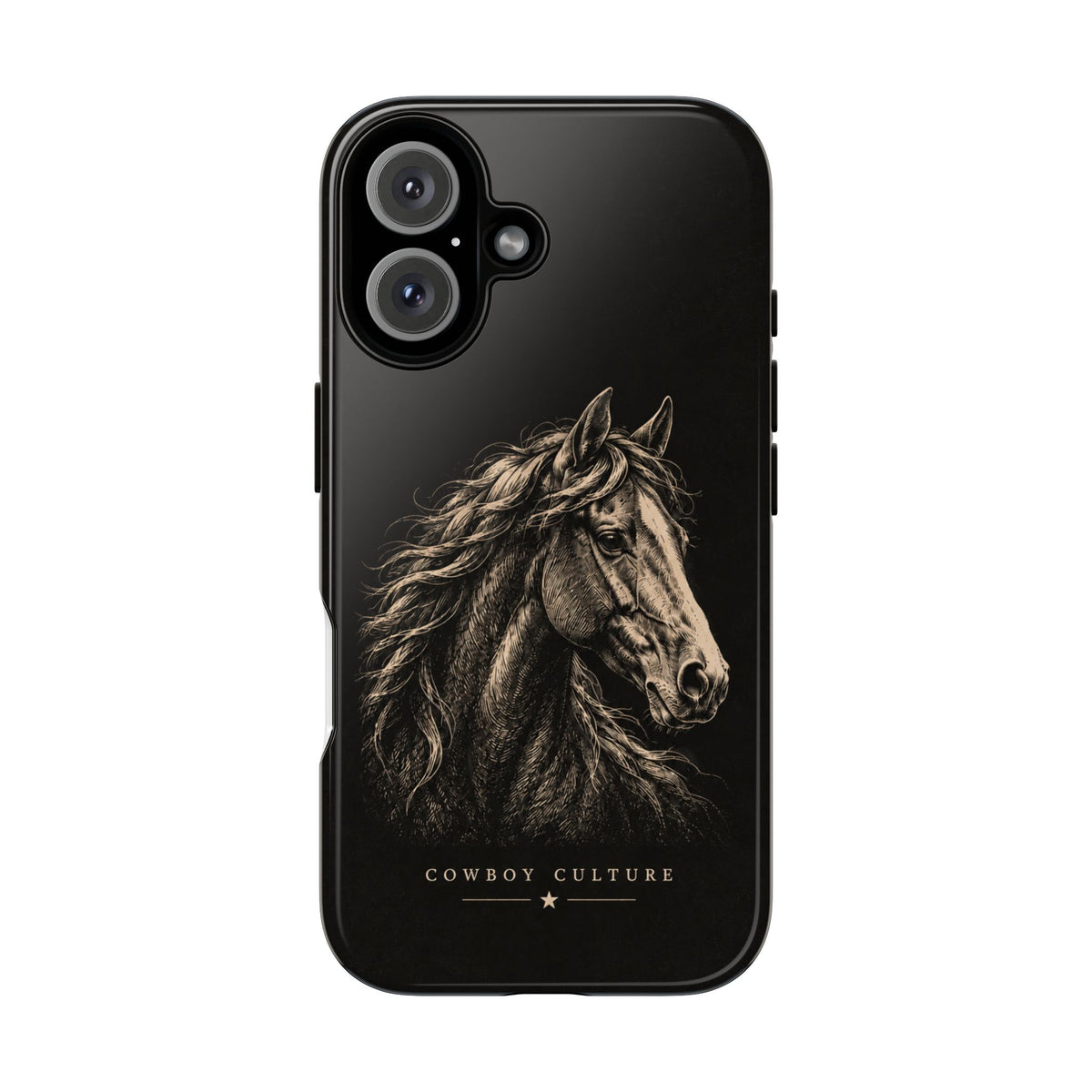 Cowboy Culture Horse Tough Phone Case — iPhone 16 / Glossy