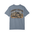 Long Roads Western Truck T-shirt in Blue Jean