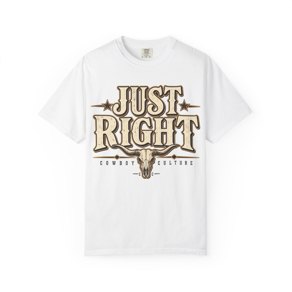 Just Right Longhorn Tee western T-shirt