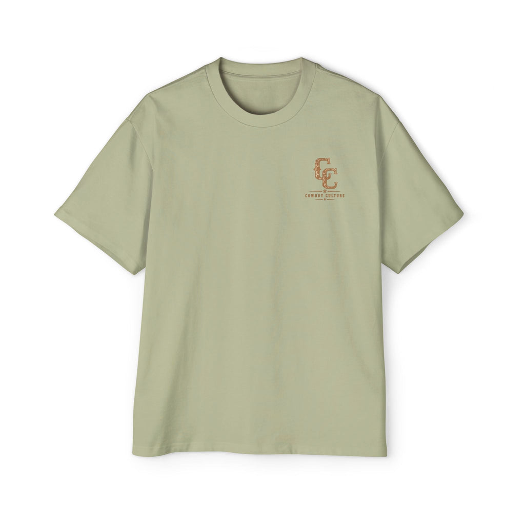 Cowboy Culture See You Out Bush country camping tee — apparel mockup