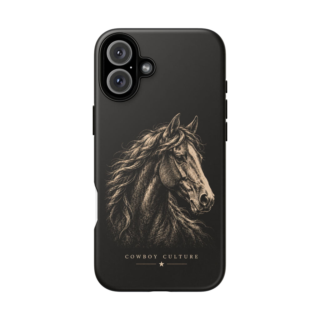 Cowboy Culture Horse Tough Phone Case — iPhone 16 Plus / Matte