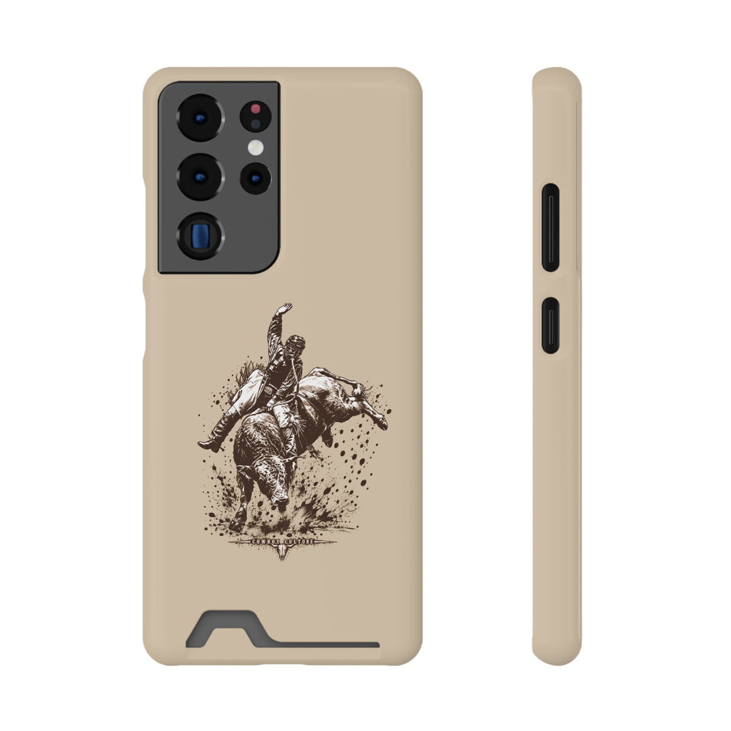 Bull Riding Tough Phone Case — Additional Models — Samsung Galaxy S21 Ultra / Glossy