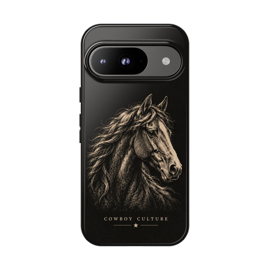 Cowboy Culture Horse Tough Phone Case — Google Pixel 9 / Glossy
