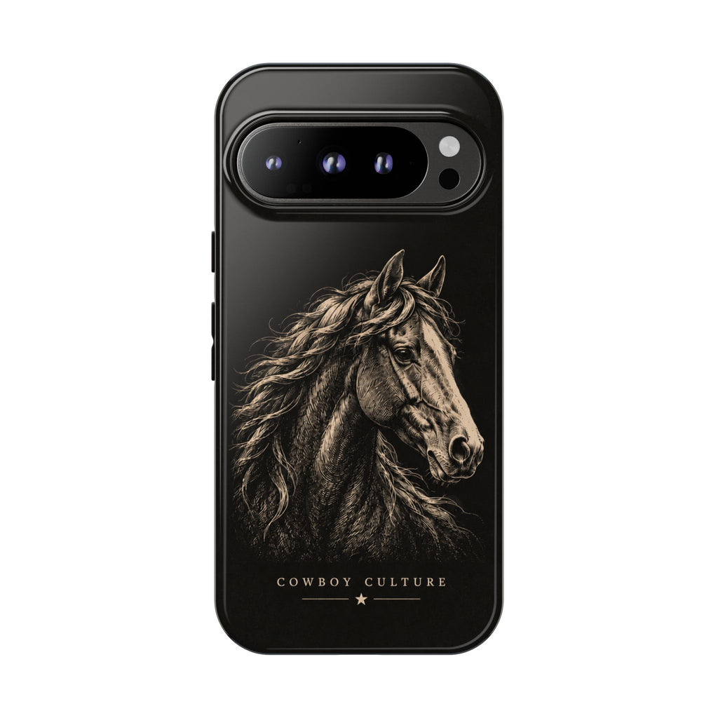 Cowboy Culture Horse Tough Phone Case — Google Pixel 9 Pro / Glossy
