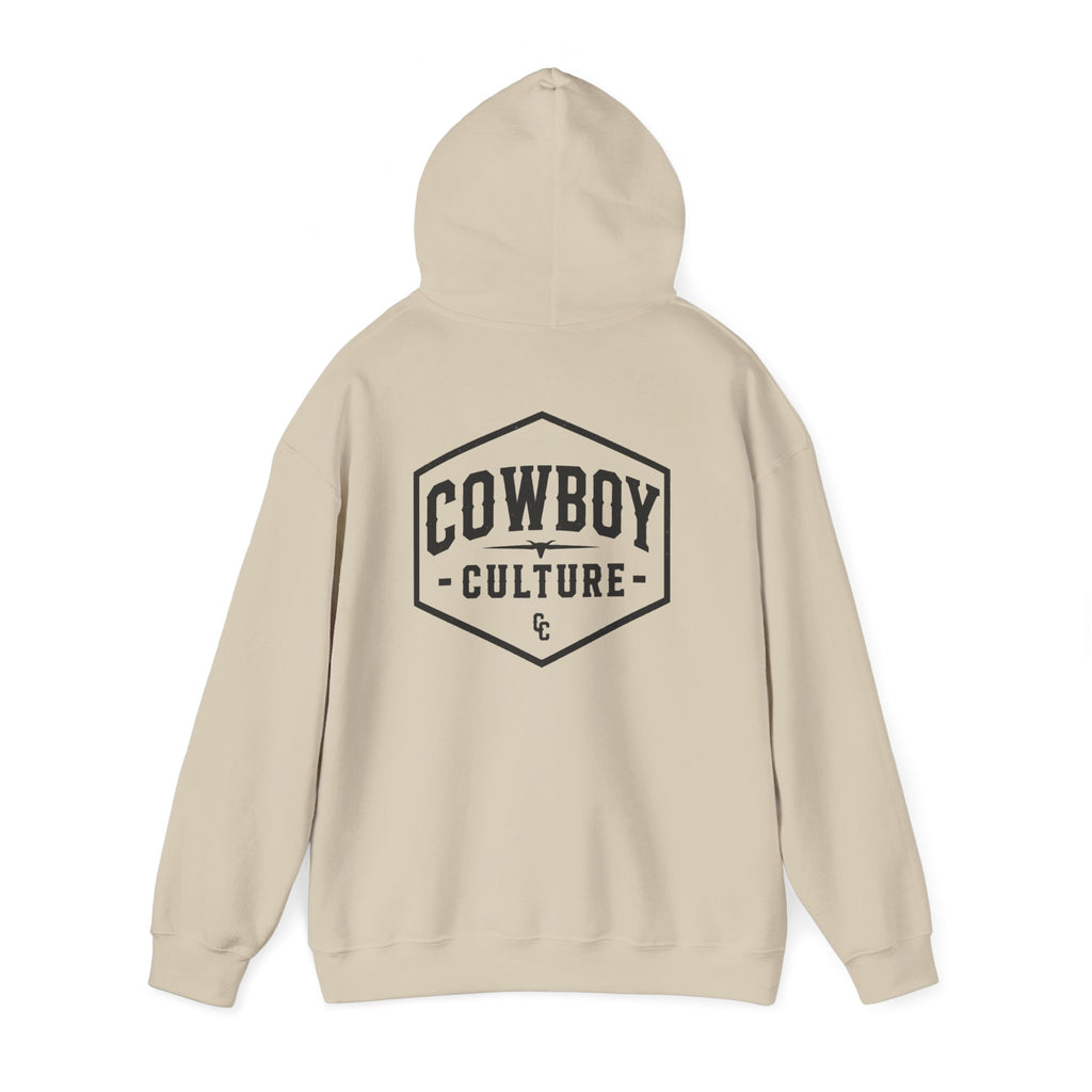 Cowboy Culture Vintage Western unisex hoodie — product view