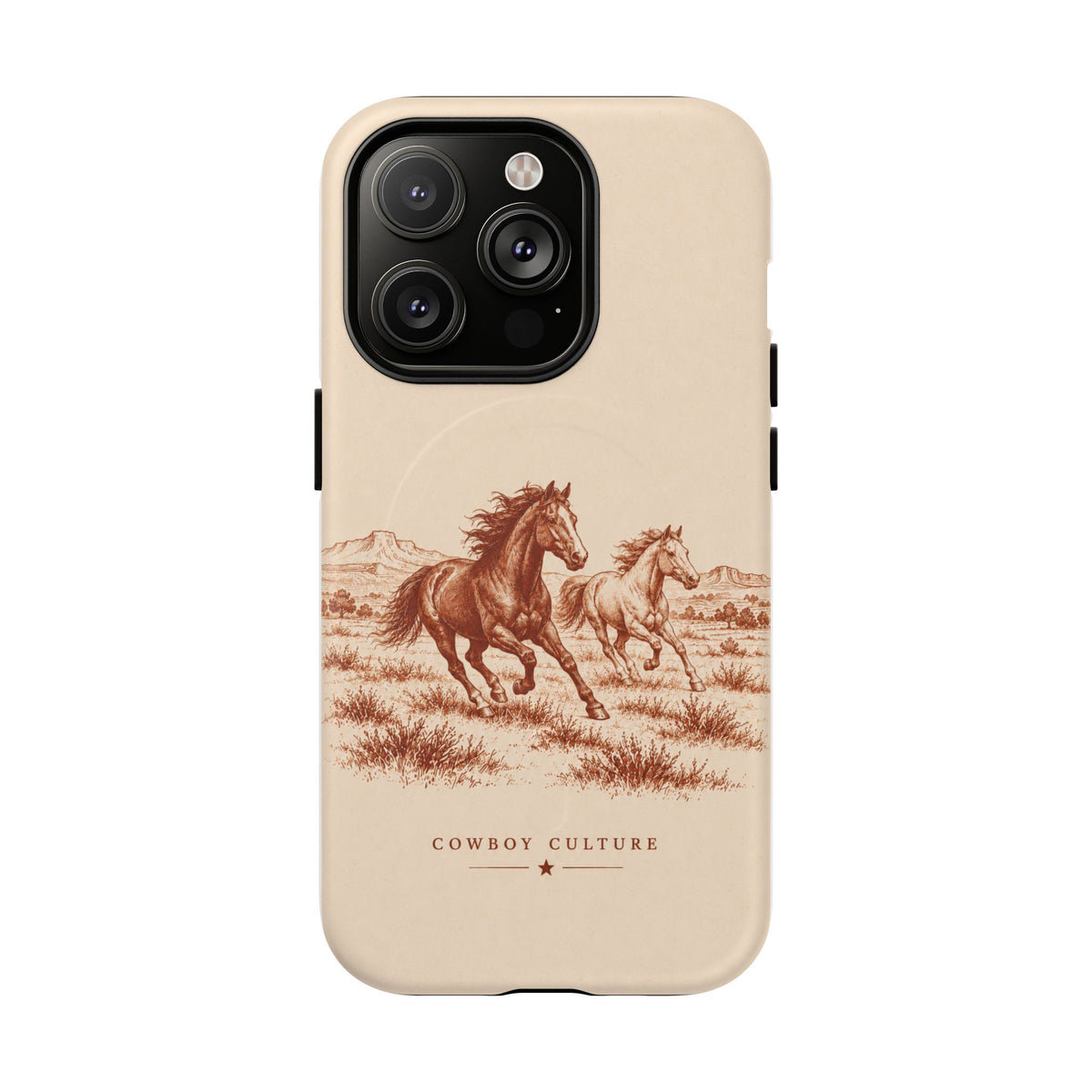 Cowboy Culture Wild Horses Tough Magnetic Phone Case — iPhone 14 Pro / Matte