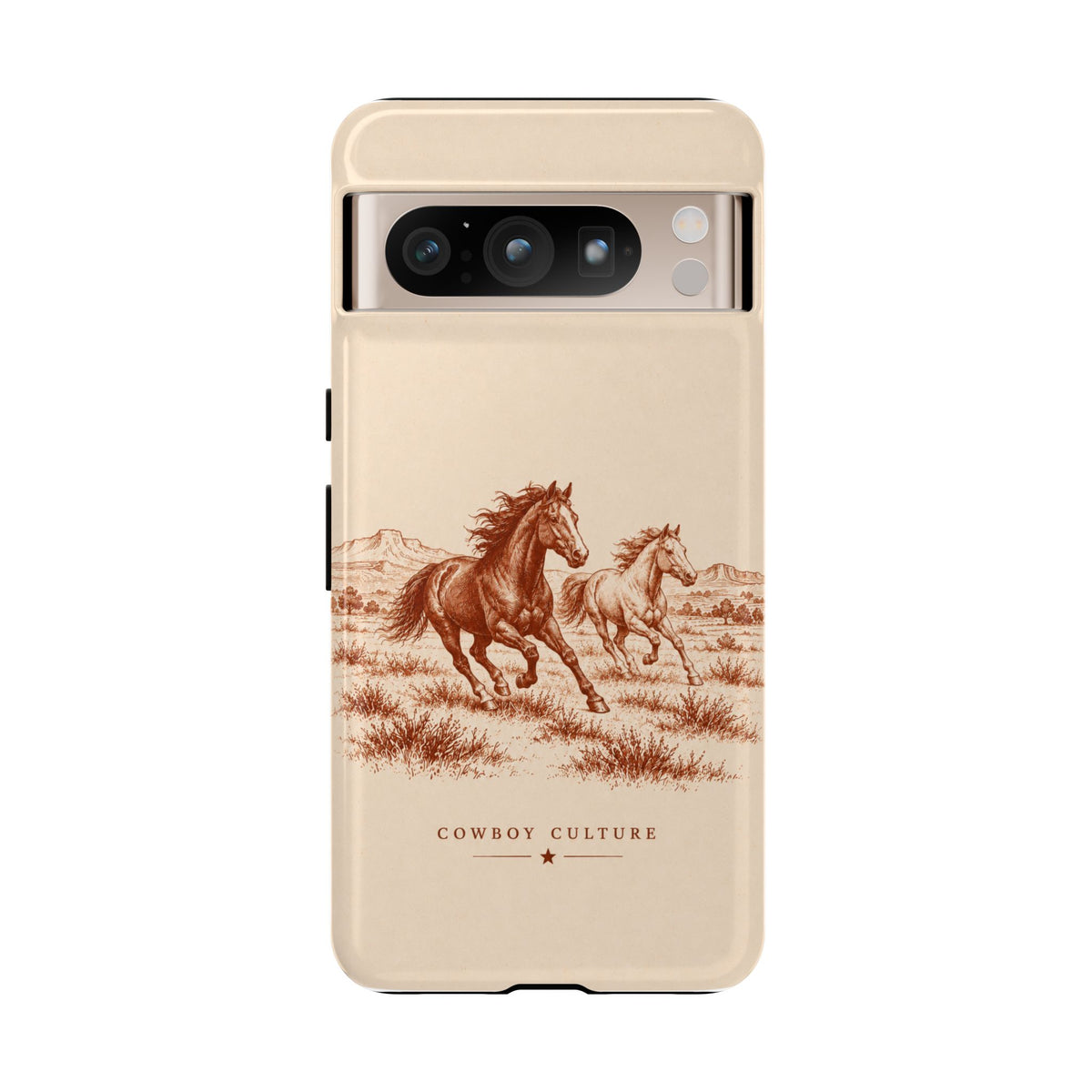 Cowboy Culture Horse Phone Case — Google Pixel 8 Pro / Glossy