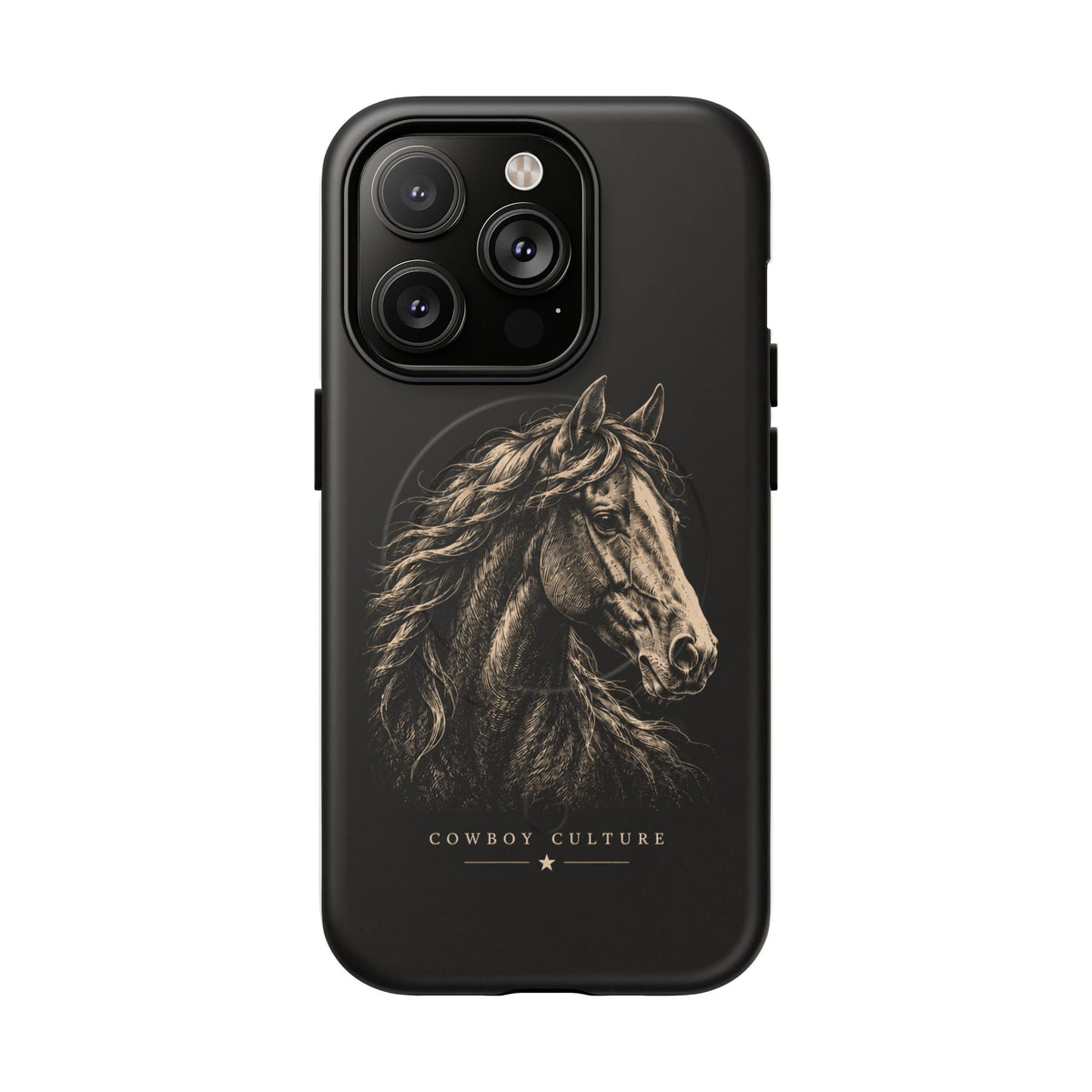 Cowboy Horse Tough Magnetic Phone Case — iPhone 14 Pro / Matte