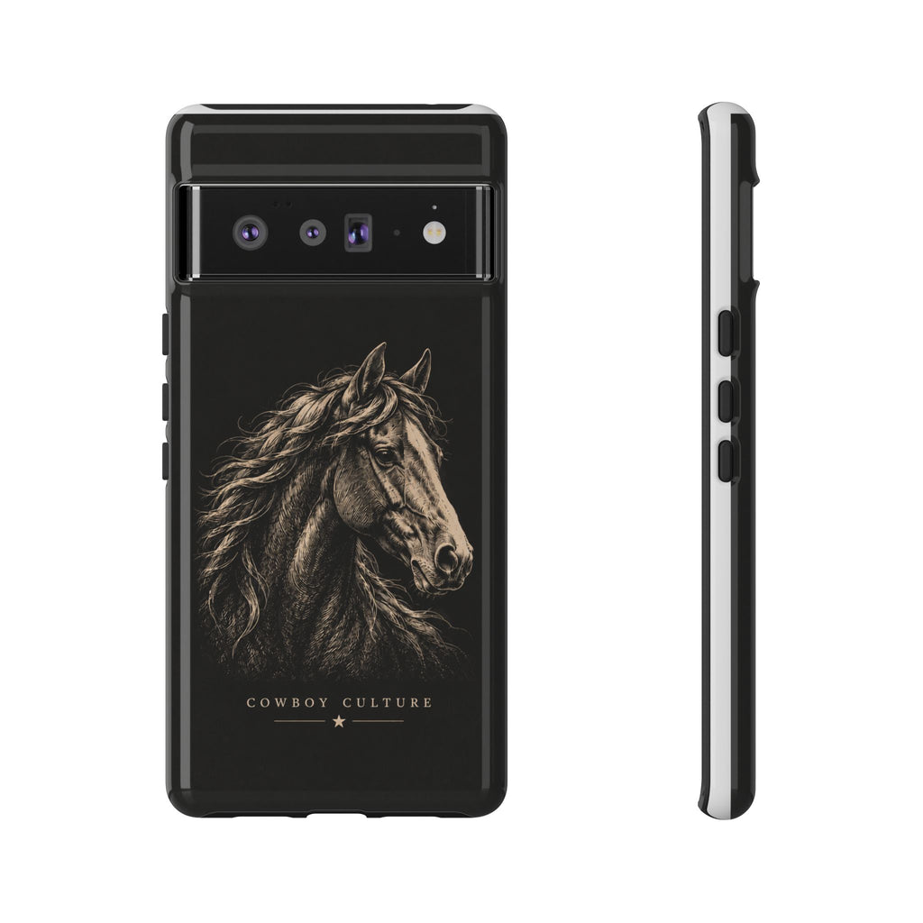 Cowboy Culture Horse Tough Phone Case — Google Pixel 6 Pro / Glossy