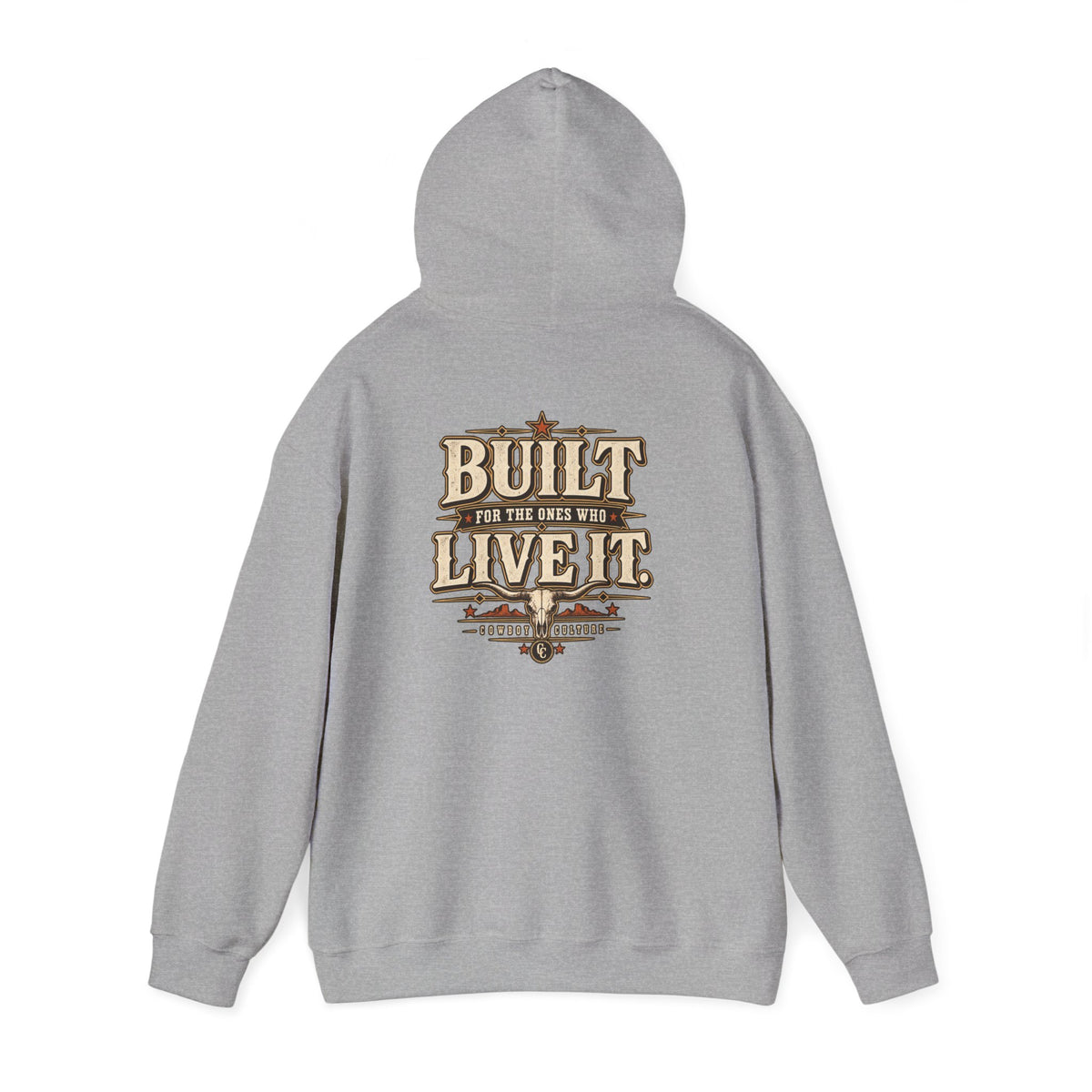 Cowboy Culture Classic western hoodie — apparel mockup