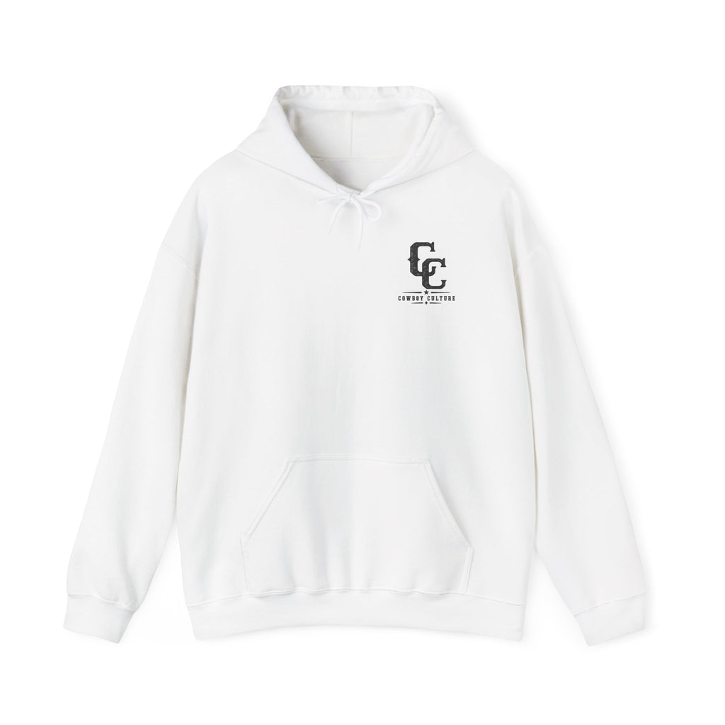 Cowboy Culture Vintage Western unisex hoodie — detail view