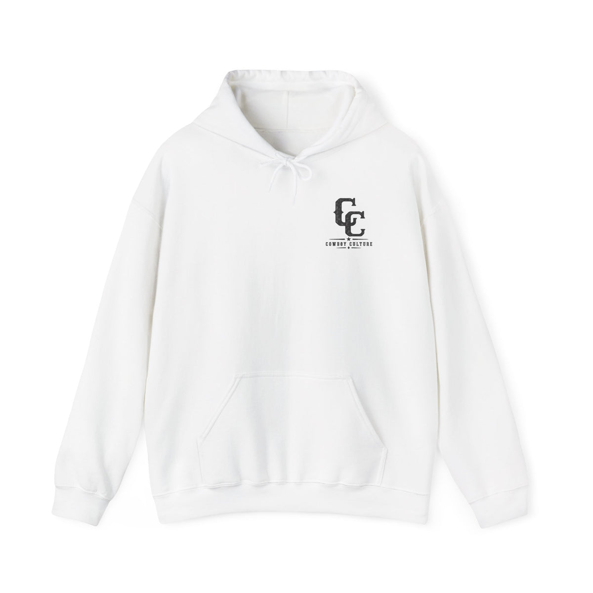 Cowboy Culture Vintage Western unisex hoodie — detail view