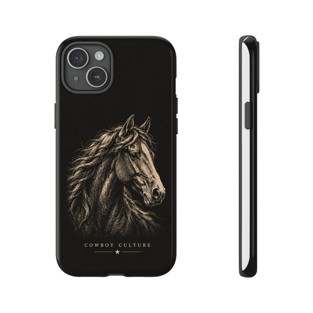 Cowboy Culture Horse Tough Phone Case — iPhone 15 Plus / Glossy