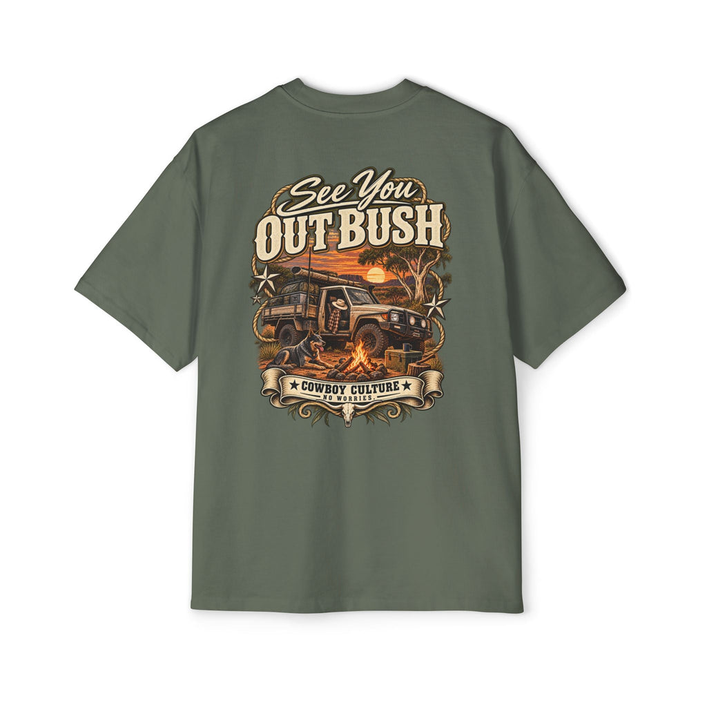 Cowboy Culture See You Out Bush country camping tee — alternate product view