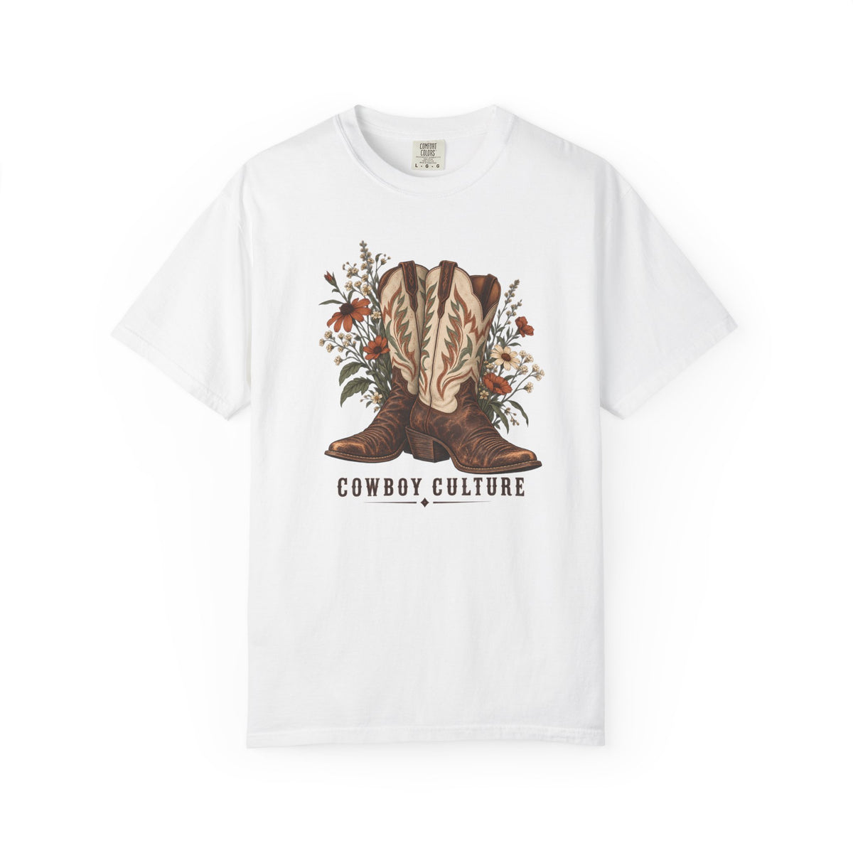 Cowgirl Culture Boots and Wildflowers Tee