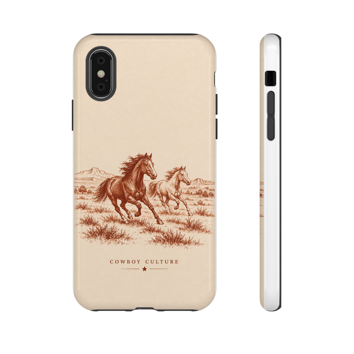 Cowboy Culture Horse Phone Case — iPhone X / Glossy