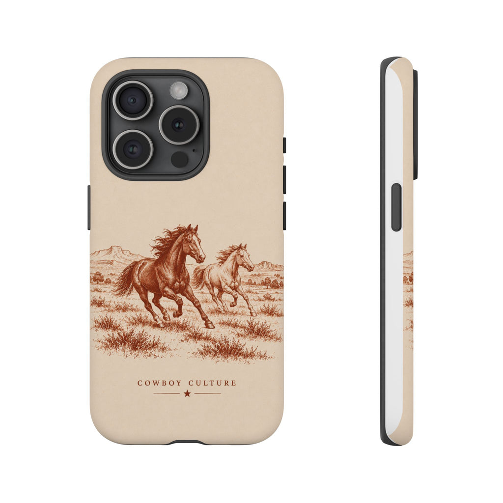 Cowboy Culture Horse Phone Case — iPhone 15 Pro / Matte