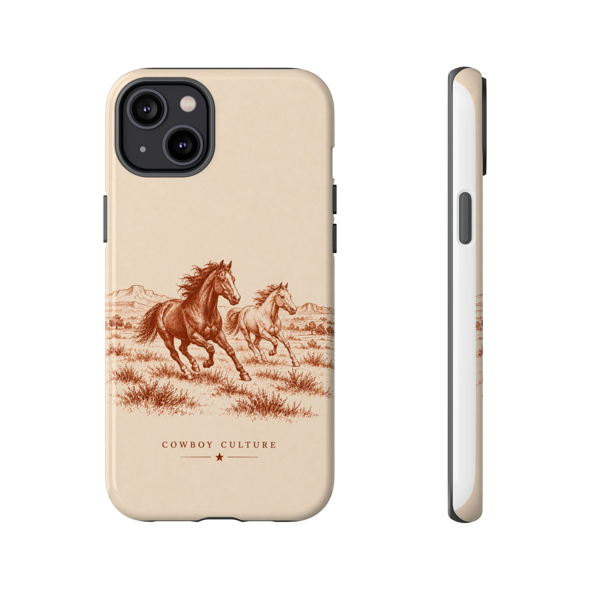 Cowboy Culture Horse Phone Case — iPhone 14 Plus / Glossy