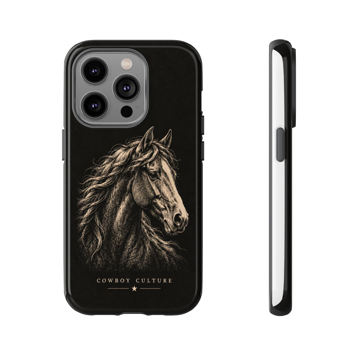 Cowboy Culture Horse Tough Phone Case — iPhone 14 Pro / Glossy