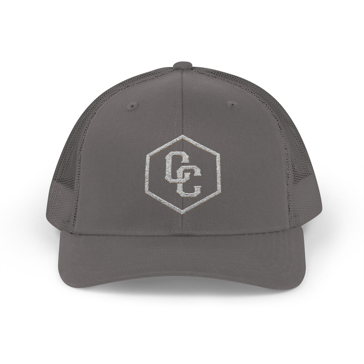 Cowboy Culture mesh embroidered western trucker cap — apparel mockup