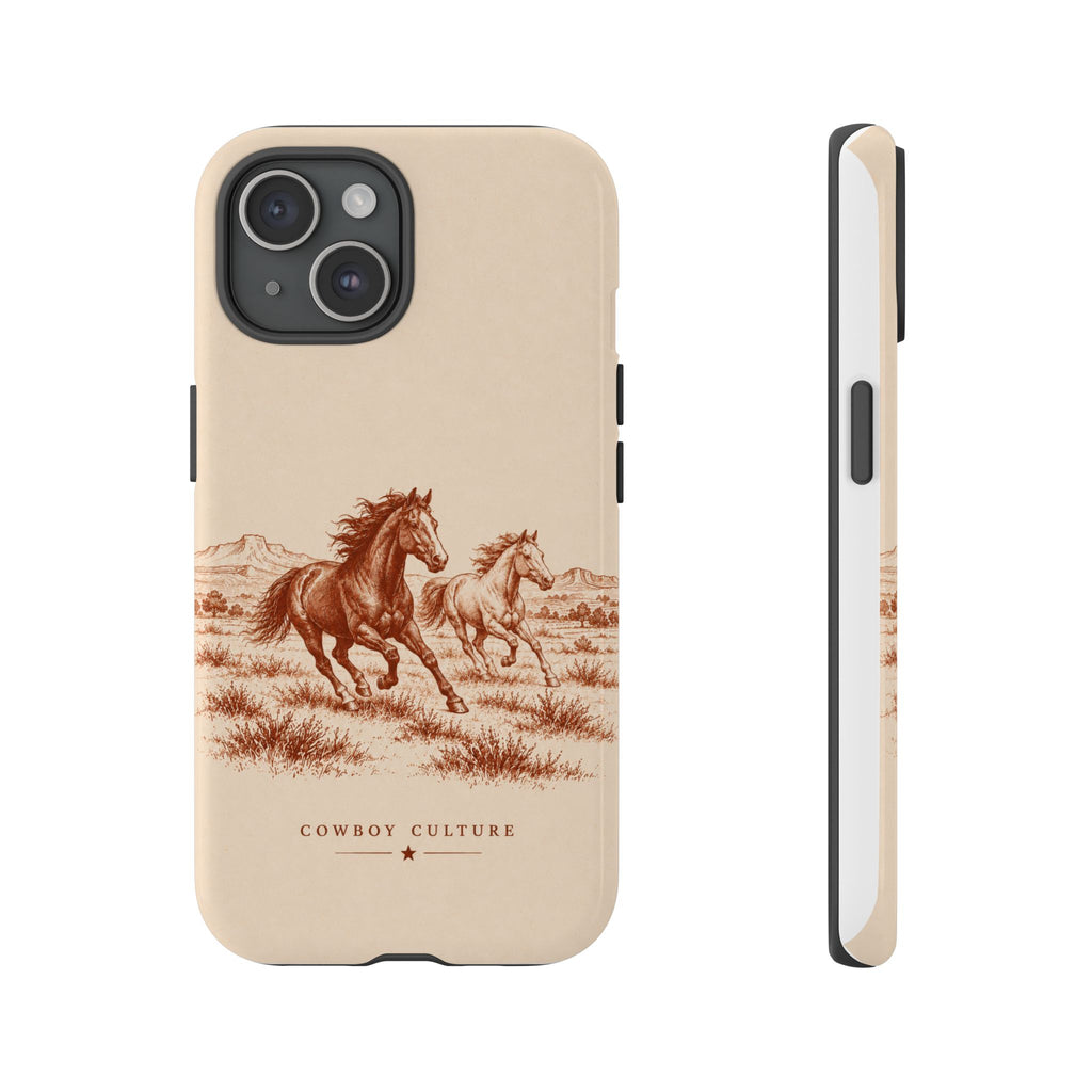Cowboy Culture Horse Phone Case — iPhone 15 / Glossy