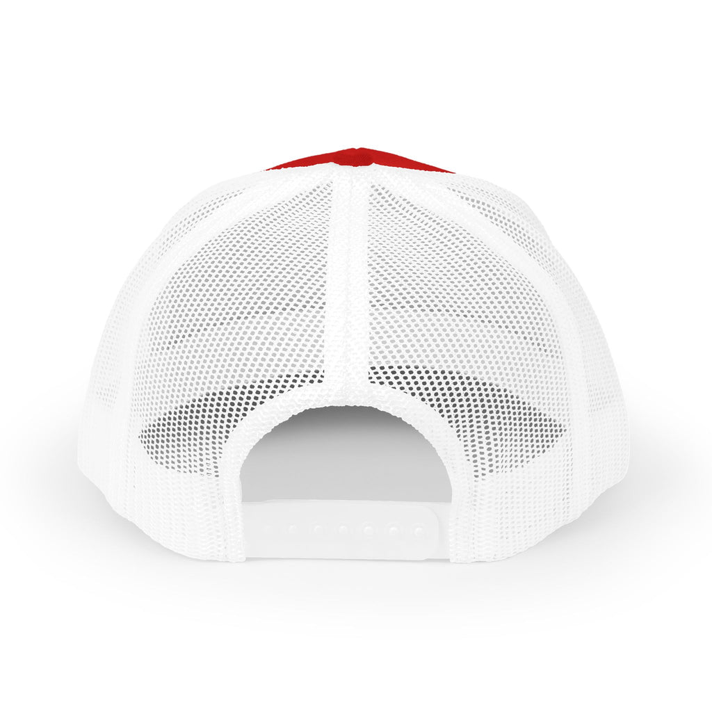 Cowboy Culture mesh embroidered western trucker cap — apparel mockup
