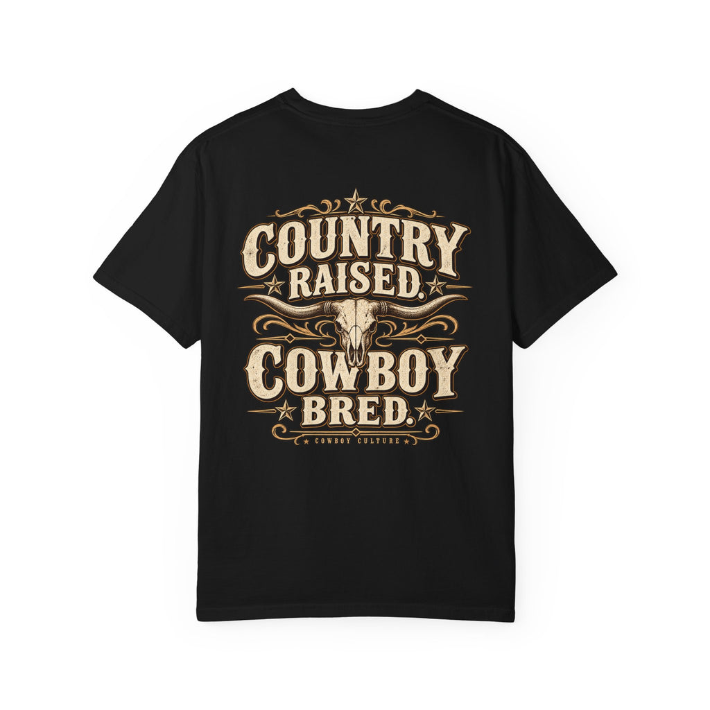 Country Raised Cowboy Bred Tee — product view 6
