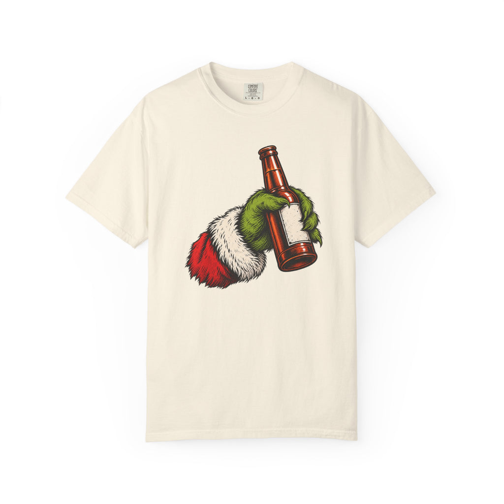 Grinch Beer Christmas T-Shirt by Cowboy Culture