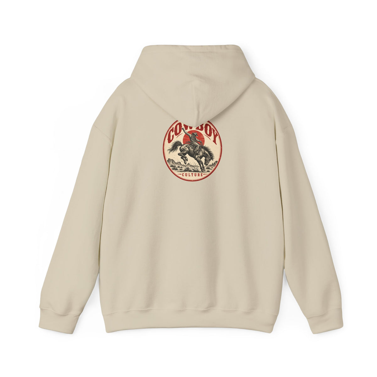 Vintage Rodeo Badge Hoodie — Cowboy Culture product view