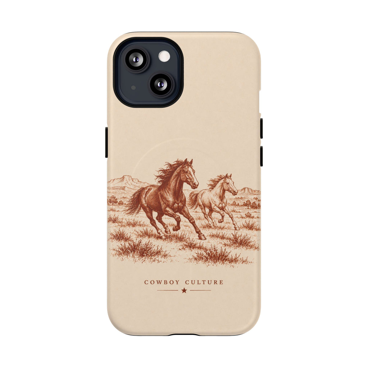 Cowboy Culture Wild Horses Tough Magnetic Phone Case — iPhone 13 / Matte