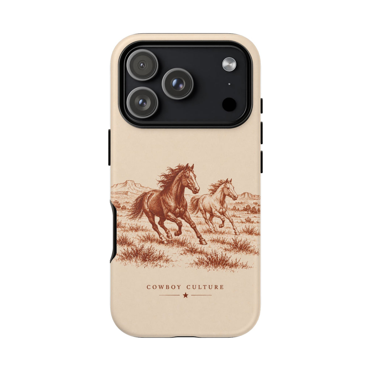 Cowboy Culture Horse Phone Case — iPhone 17 Pro / Matte