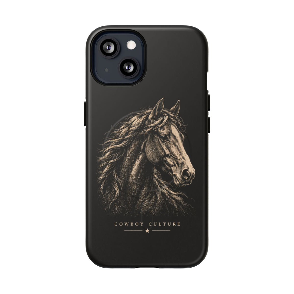 Cowboy Horse Tough Magnetic Phone Case — iPhone 13 / Matte