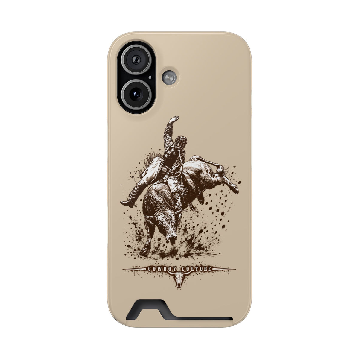 Bull Riding Tough Phone Case — Additional Models — iPhone 17 / Glossy