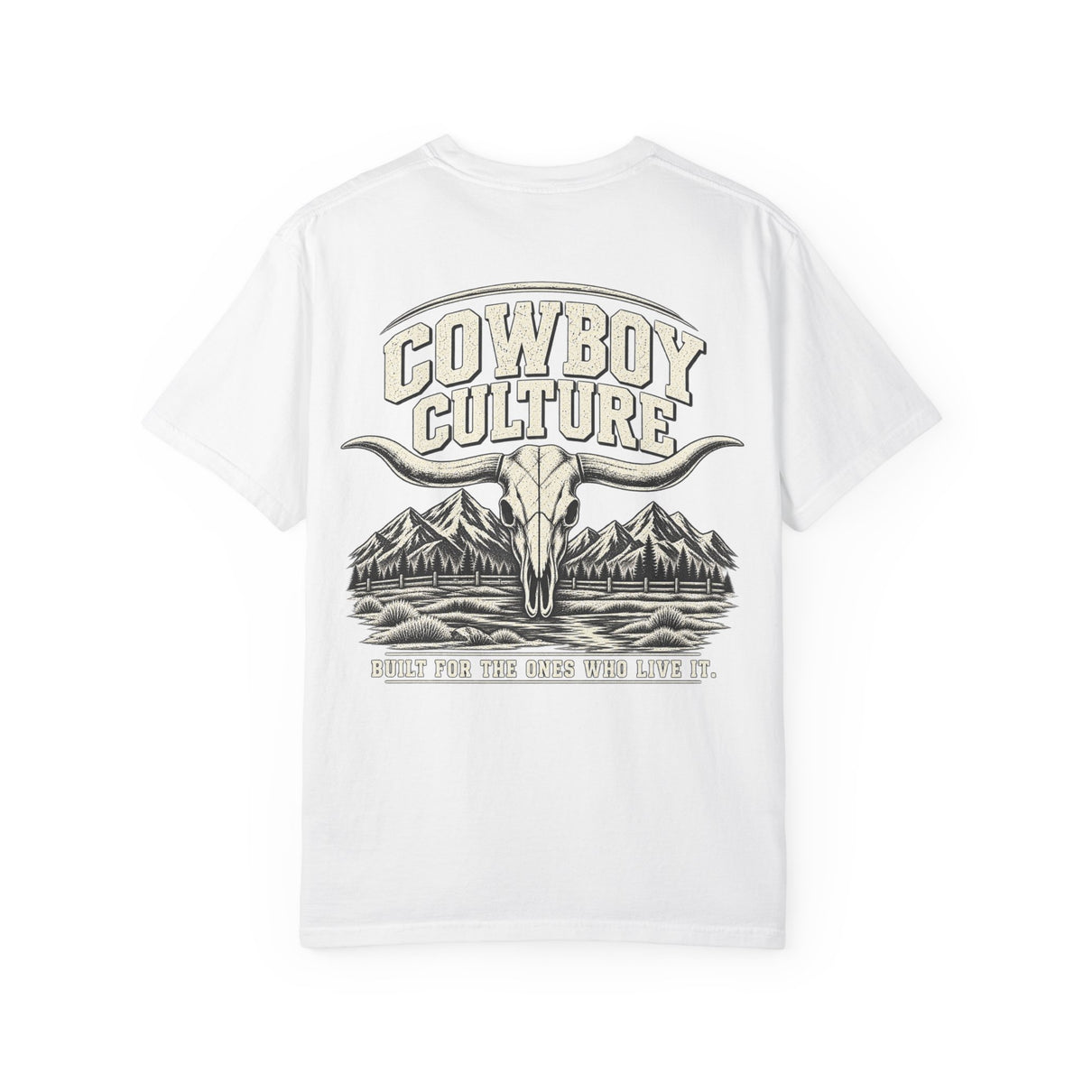 Cowboy Culture Mountain Skull Tee western T-shirt