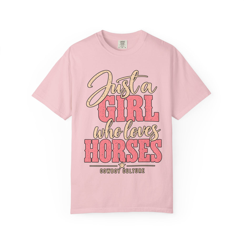 Girl Loves Horses Women's Tee — product view 4
