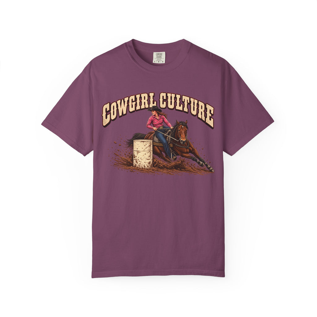 Barrel racing western tee by Cowboy Culture